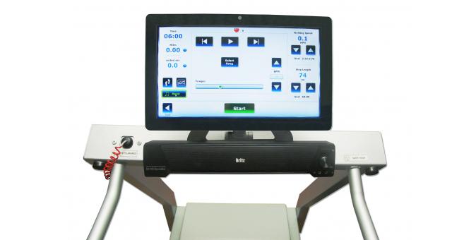 Biodex Gait Trainer 3 Treadmill Music Therapy Screen